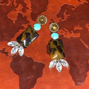 J. Crew Tortoise Earrings